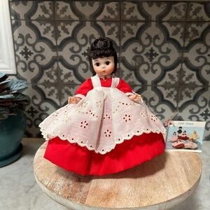 NWT - Vintage Madame Alexander Doll  " Little Women - JO"  Stand included